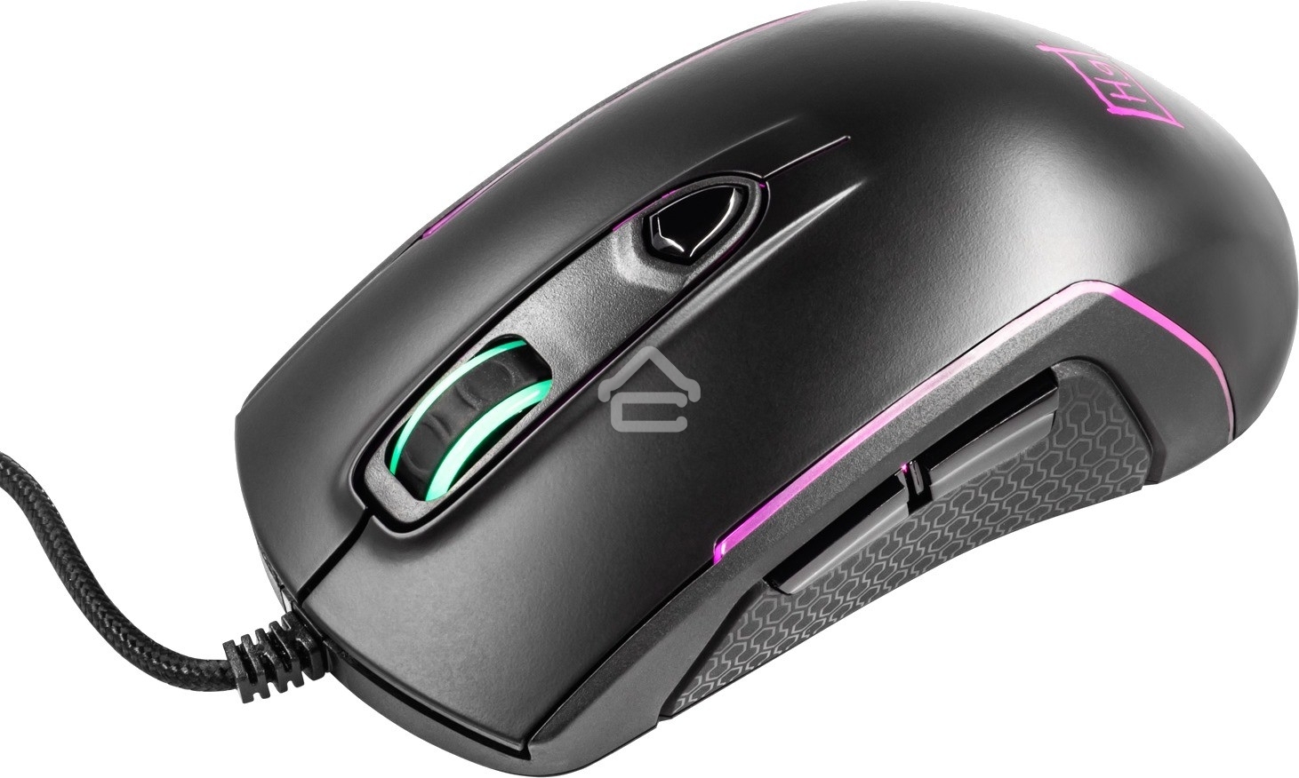 Мышь проводная Harper Gaming Kickback GM-P05 черный, 10000 dpi, USB, кнопки - 8