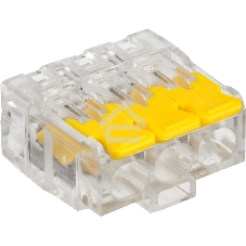 Клемма IEK СМК UKZ60-413-004 3x 0.2-0.4мм2 дл.19мм ш.19.2мм желтый (упак.: 4 шт)