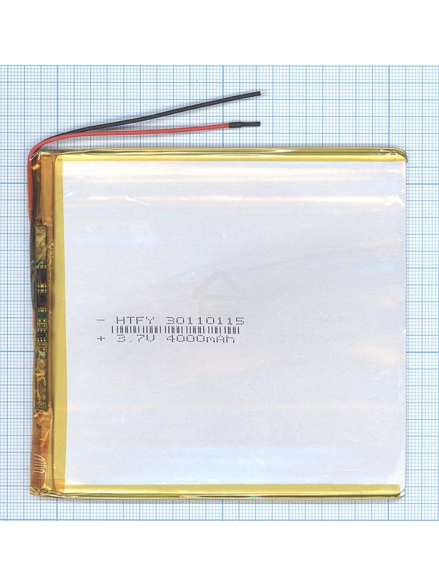 Аккумулятор Li-Pol (батарея) 3*110*115мм 2pin 3.7V/4000mAh