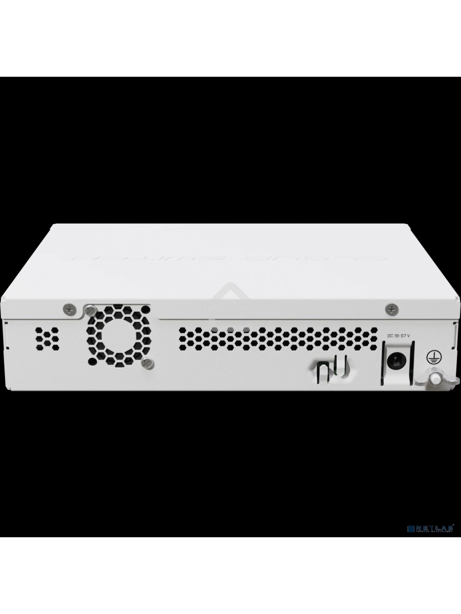 Коммутатор MikroTik Cloud Router Switch CRS310-1G-5S-4S+IN with 800 MHz CPU, 256 MB RAM, 4xSFP+, 5xSFP cages, 1xGBit LAN port, RouterOS L5, desktop case, rackmount ears, PSU