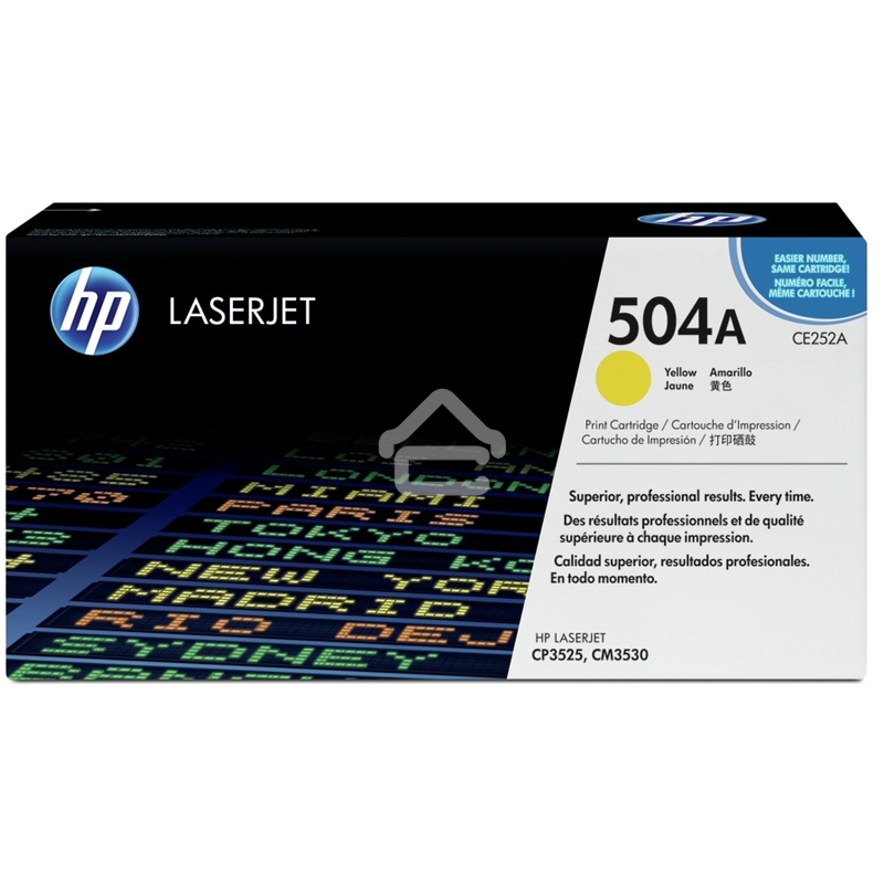 Картридж лазерный HP CE252A желтый для CLJ CM3530/CP3525 7000стр.