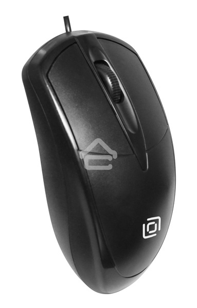 Мышь проводная Oklick 125M черный, 1200 dpi, USB, кнопки - 3