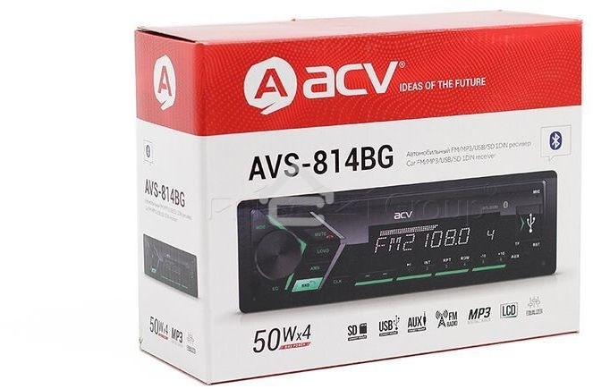 Автомагнитола ACV VS-814BB 1DIN 4x50Вт