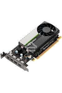 Видеокарта PNY GPU NVIDIA VCNT1000-8GB-SB PCI-Express 3.0 x16, LP8 GB GDDR6 128-bit, 4x Mini DP 1.4, 1x LP bracket.
