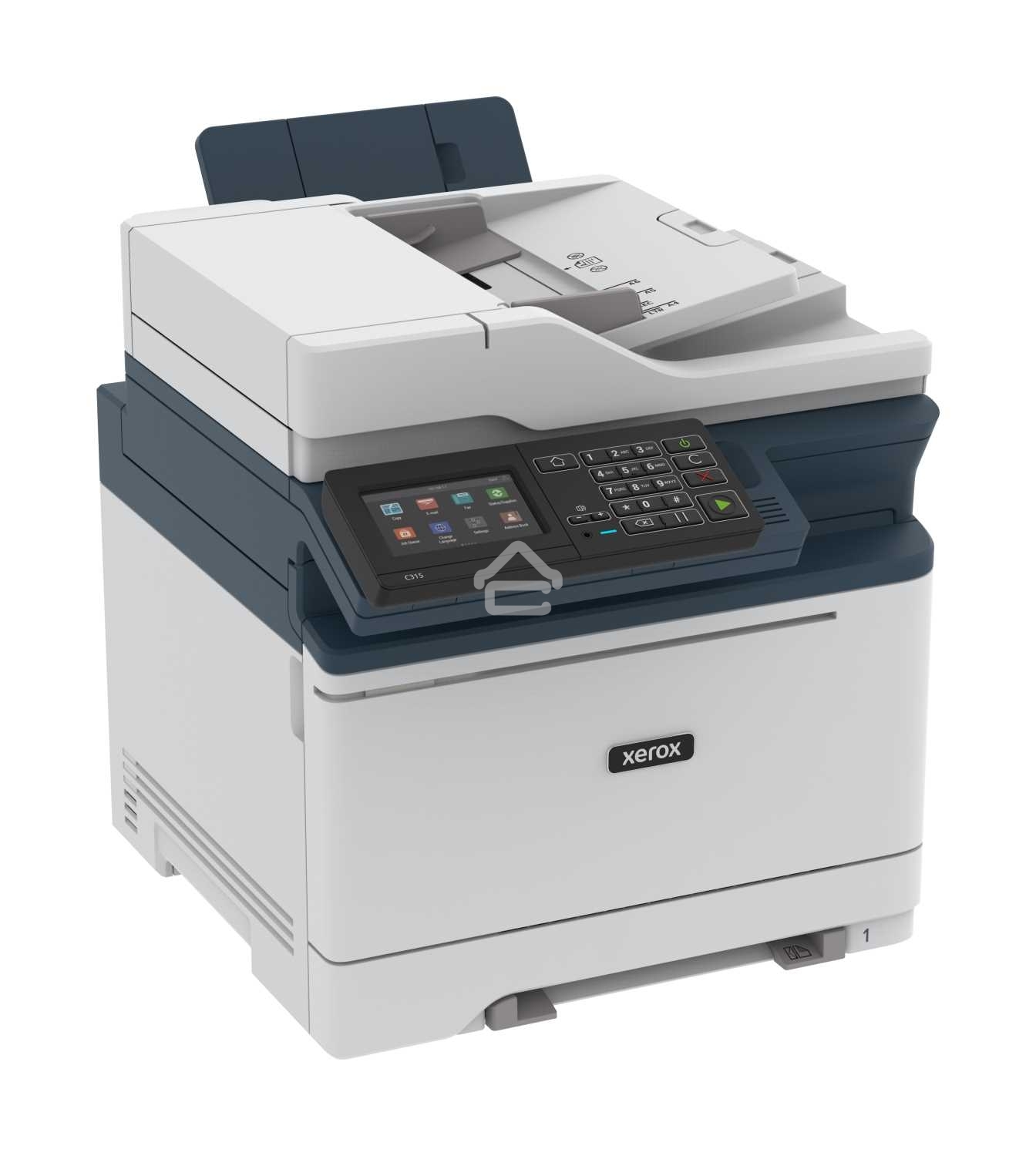 МФУ лазерный Xerox C315 (C315V_DNI), A4, цветной, печ. до 33 стр/мин., скан. до 47 стр/мин. (ч/б) 30 стр/мин. (цвет), 1200 x 1200 dpi (печать) 600x600dpi (скан.), USB, RJ-45, Wi-Fi, Air Print, Mopria