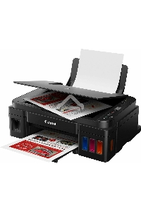 МФУ струйный Canon PIXMA G3410 (2315C009), A4, цветное, печ. 8.8 стр/мин (ч/б) 5 стр/мин (цвет), скан. до 19 стр/мин., 4800x1200 dpi (принтер) 1200х600 dpi (сканер), USB, Wi-Fi