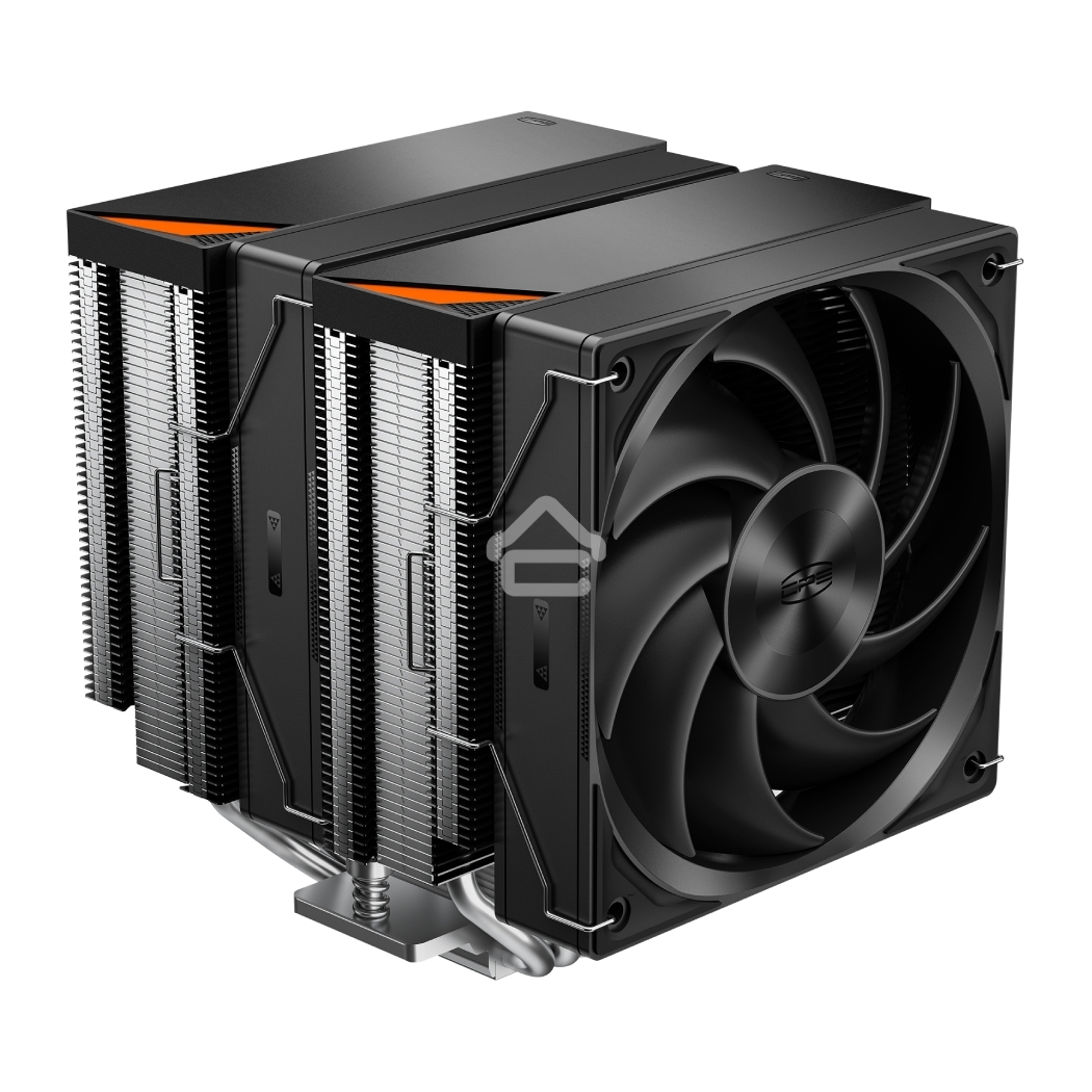 Кулер для процессора PCCooler RZ620 BK (260W, 4-pin PWM, 157.5mm, Al/Cu, 6x6mm, 1x120mm, 86.73CFM, 32dBA, 2200RPM, S: 1851/1700/1200/115X, AM5/AM4, black)
