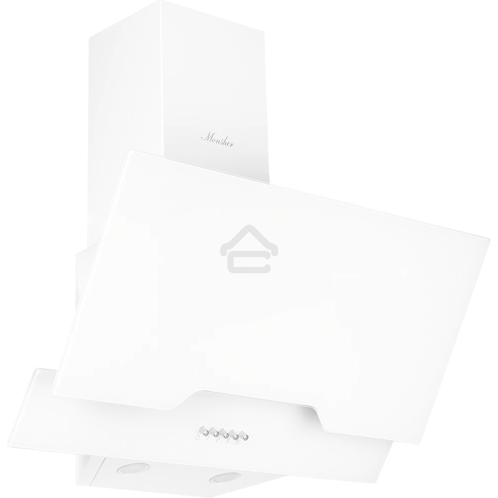 Вытяжка наклонная Monsher Laval 60 Blanc белый, 60 см, 900 куб. м/ч, 53 дБ