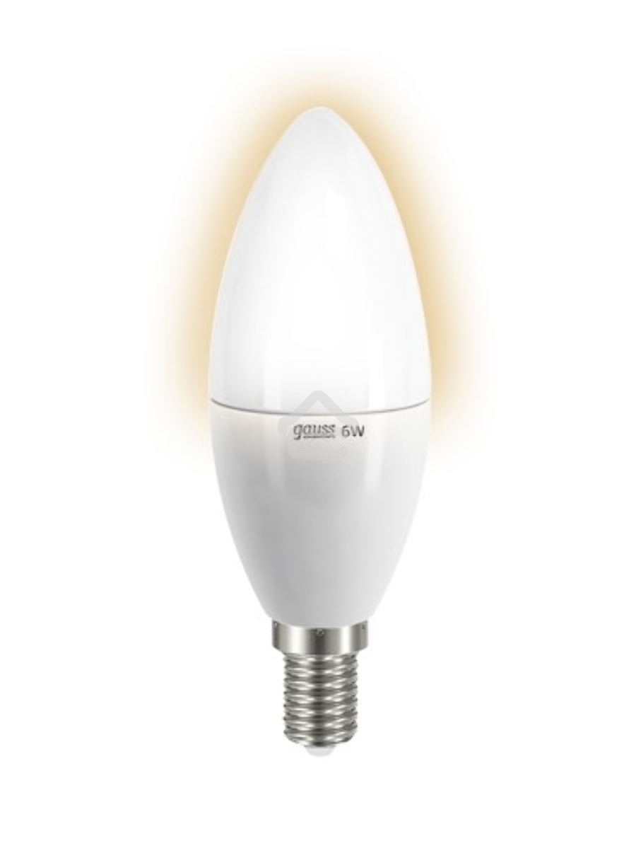 Лампа GAUSS LED Elementary Candle 6W E14 2700K Арт. LD 33116