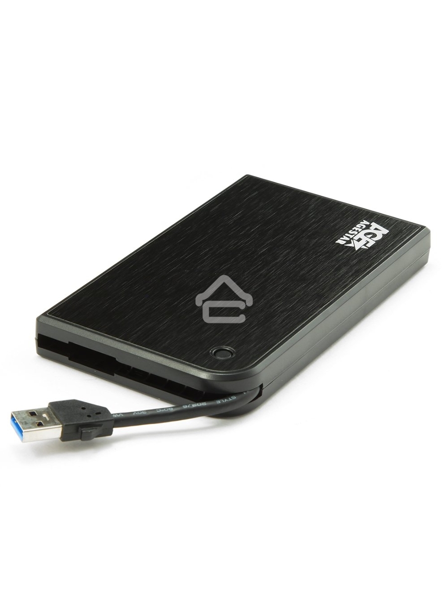 Внешний корпус для HDD/SSD AgeStar 3UB2A14 SATA II пластик/алюминий черный 2.5