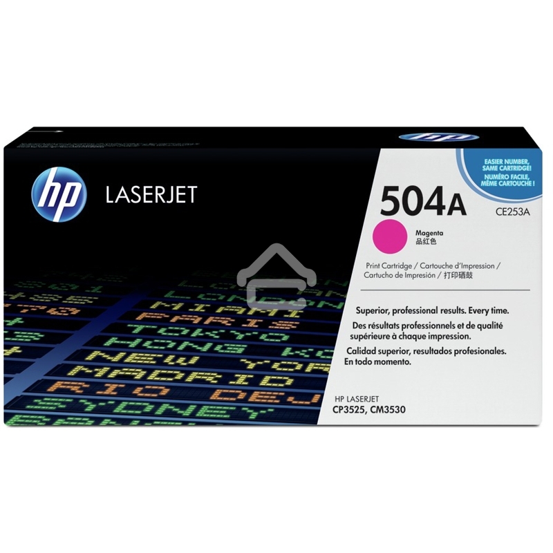 Картридж лазерный HP CE253A пурпурный CLJ CM3530/CP3525 (7000стр.)