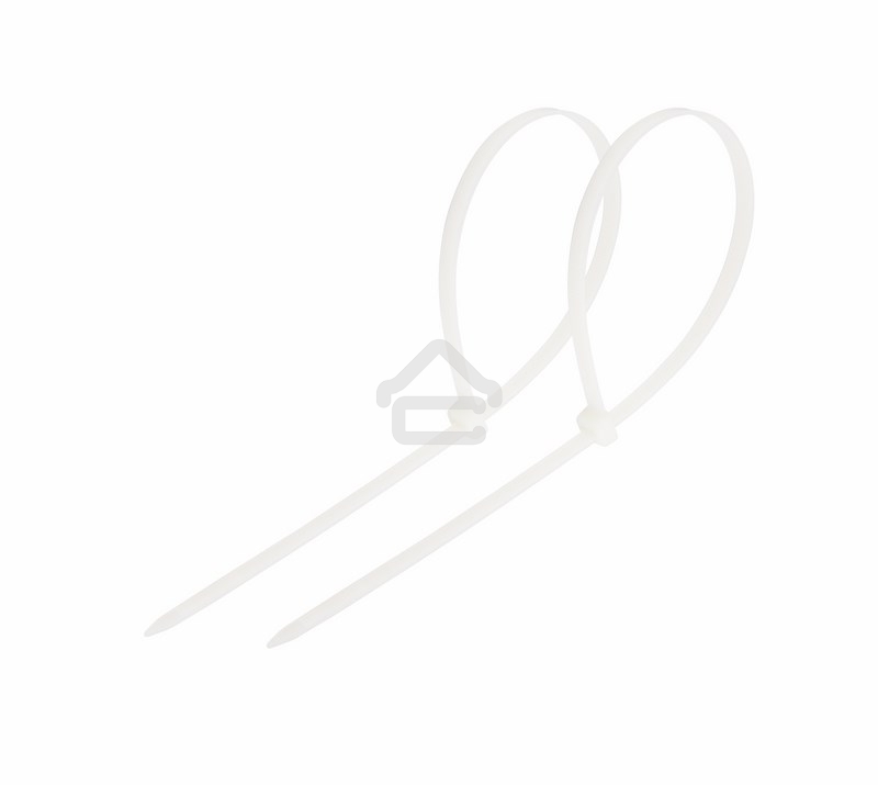 Хомут-стяжка кабельная нейлоновая Rexant 150 x3,6 мм, белая, упаковка 100 шт.