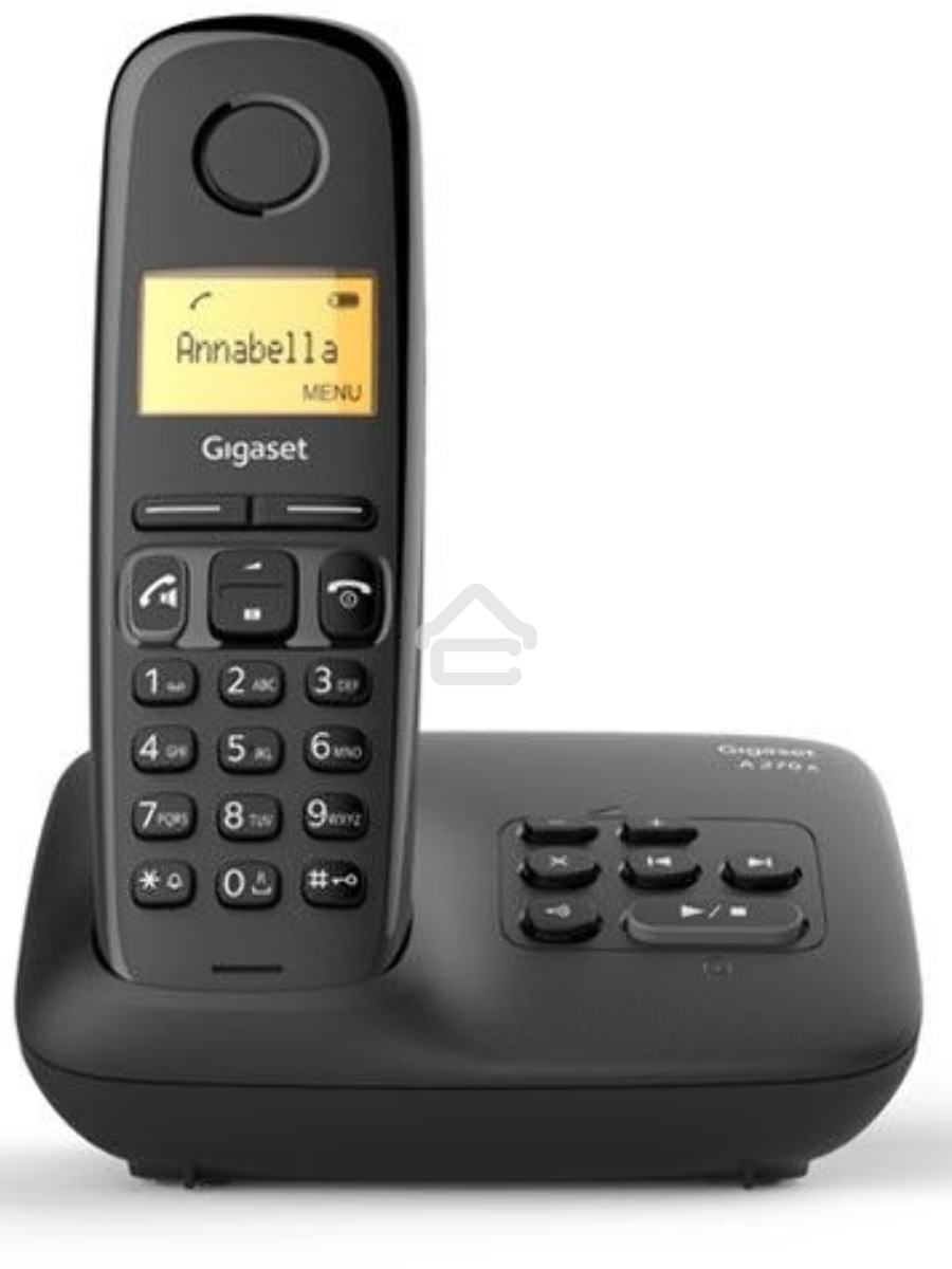 Радиотелефон Dect Gigaset A270A AM RUS черный автооветчик АОН