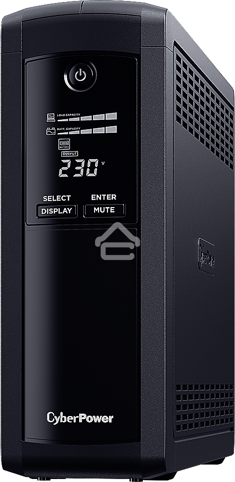 Источник бесперебойного питания UPS CyberPower VP1600EILCD Line-Interactive 1600VA/960W USB/RS-232/RJ11/45 (4 + 4 IEC С13)