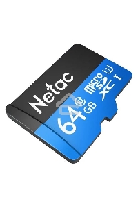 Флеш карта microSDHC 64GB Netac P500 <NT02P500STN-064G-S> (без SD адаптера) 80MB/s