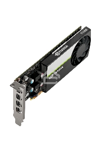 Видеокарта PNY GPU NVIDIA VCNT1000-8GB-SB PCI-Express 3.0 x16, LP8 GB GDDR6 128-bit, 4x Mini DP 1.4, 1x LP bracket.