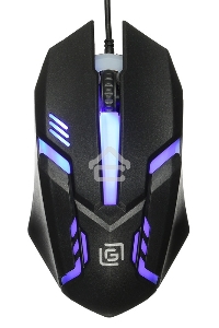 Мышь проводная Oklick 396M INSOMNIA черный, 1000 dpi, USB, кнопки - 3