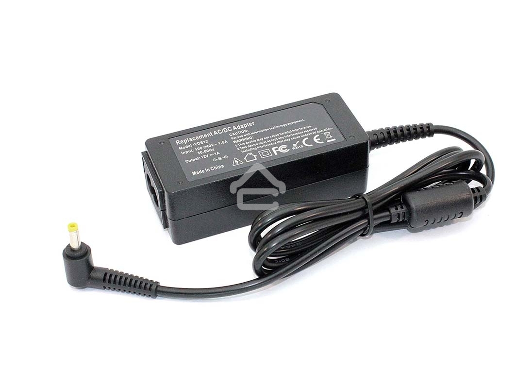 Блок питания для монитора и телевизора LCD 12V 1A 4.0x1.7мм OEM