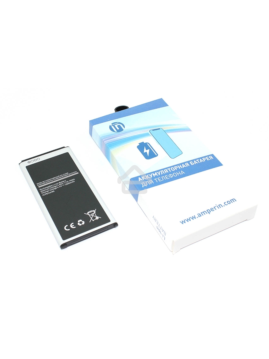 Аккумуляторная батарея Amperin для Samsung Galaxy S5 (EB-BG900BBE) 2800mAh