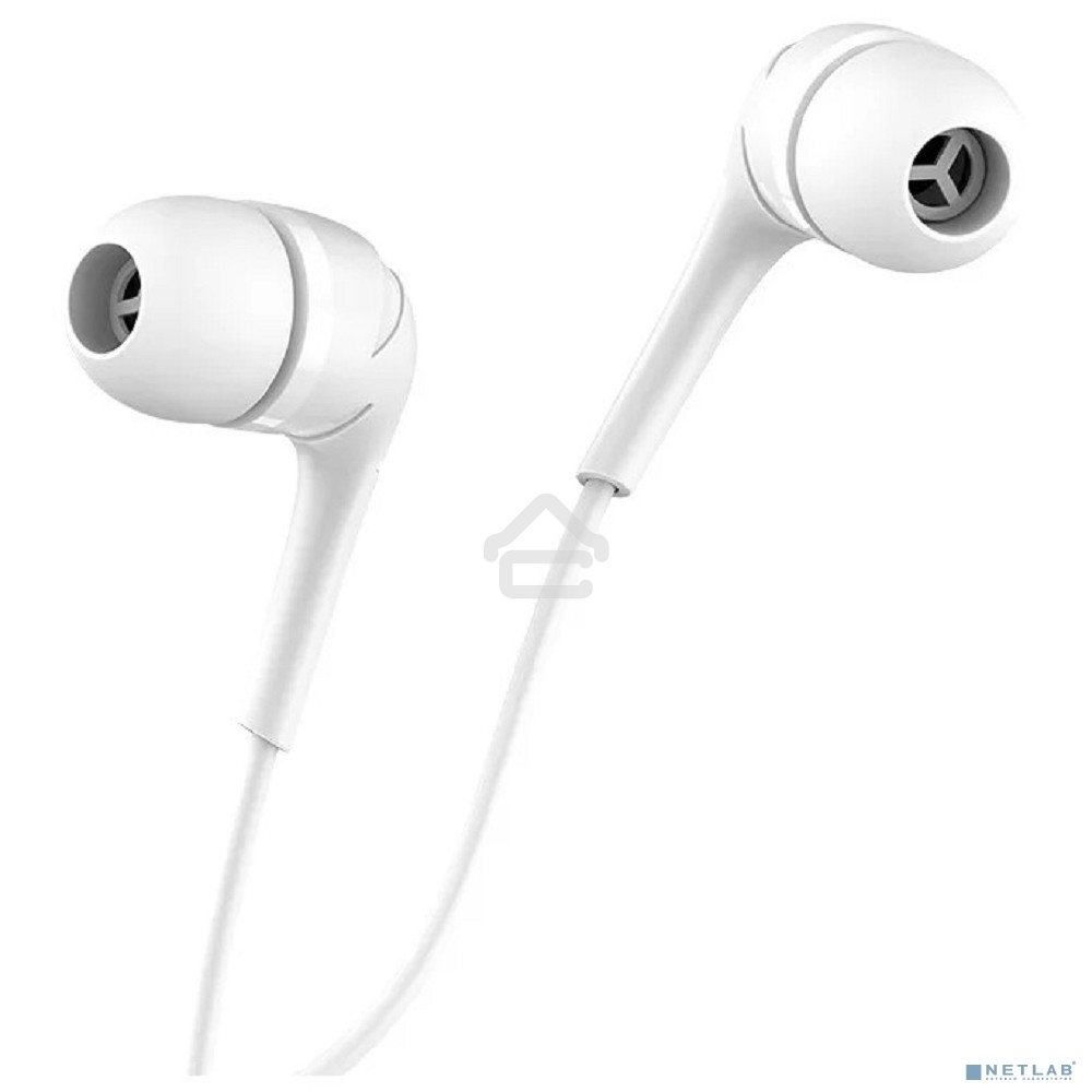 Наушники проводные-вставки с микрофоном Hoco M40 белый