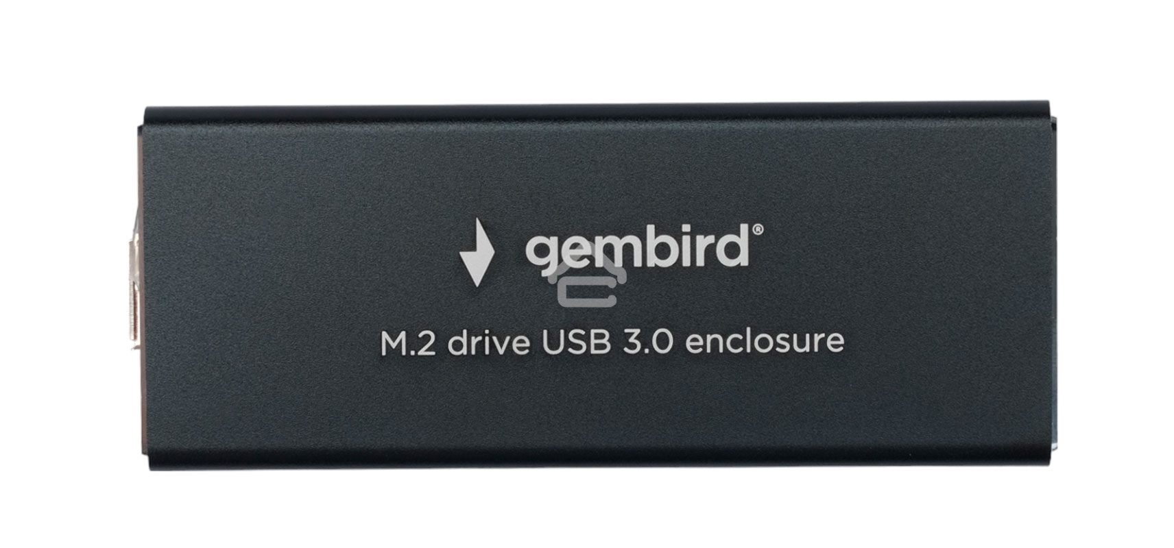 Внешний корпус Gembird EEM2-SATA-1 USB 3.0 для M2 SATA порт MicroB, металл, черный