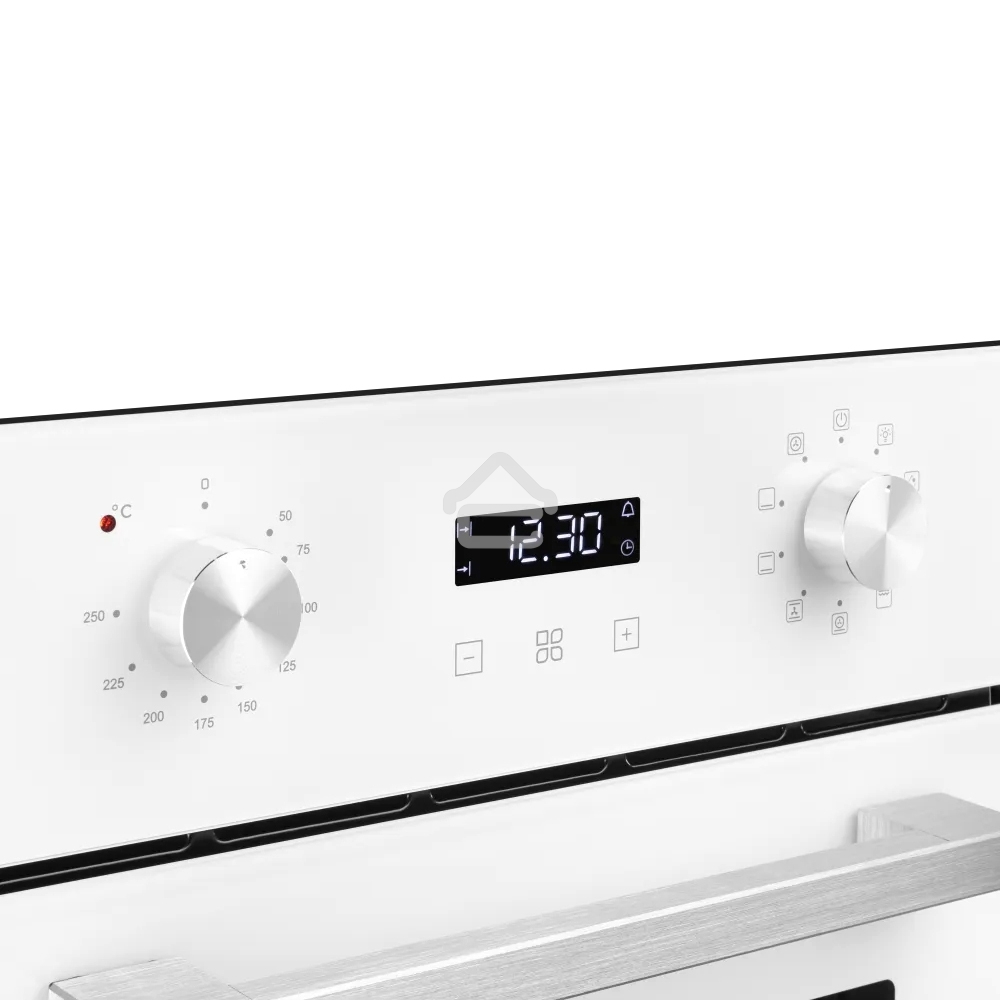 Духовой шкаф электрический Monsher MOE 4592 Blanc ширина 45 см, High-Tech, 50 л, гидролизная очистка, 9 режимов, белый