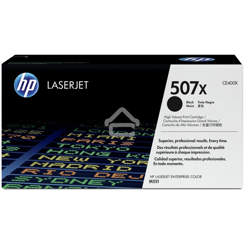Картридж лазерный HP 507X CE400X черный для CLJ M551/MFP M575 11000 стр.