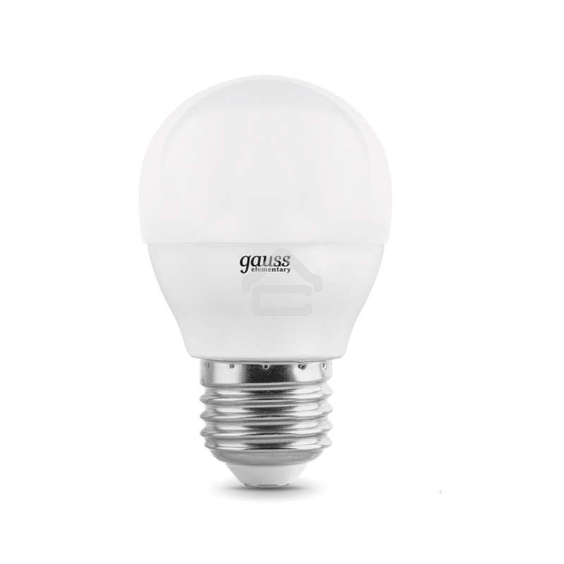 Светодиодная лампа LED GAUSS 53220 Elementary Шар 10W E27 920lm 4100K 1/10/100 0