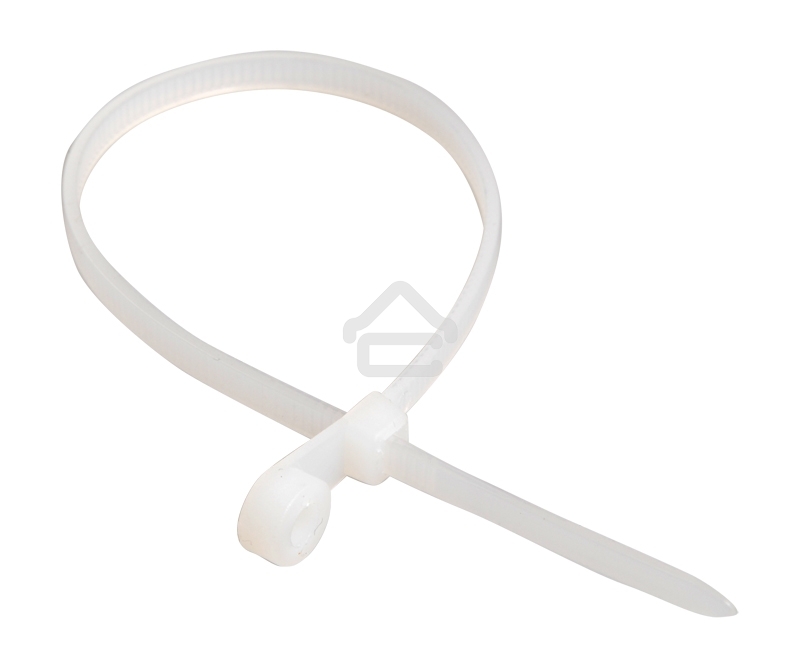 Хомут кабельный ИЭК UHH40-4-150-100 3.5х150 нейл. белый с отвер. для креп. ХОК (уп. 100 шт)