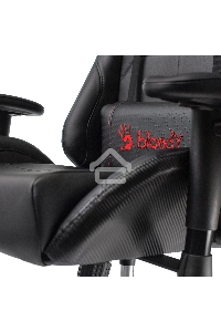 Кресло игровое A4Tech Bloody GC-500, черный, эко.кожа, крестовина пластик