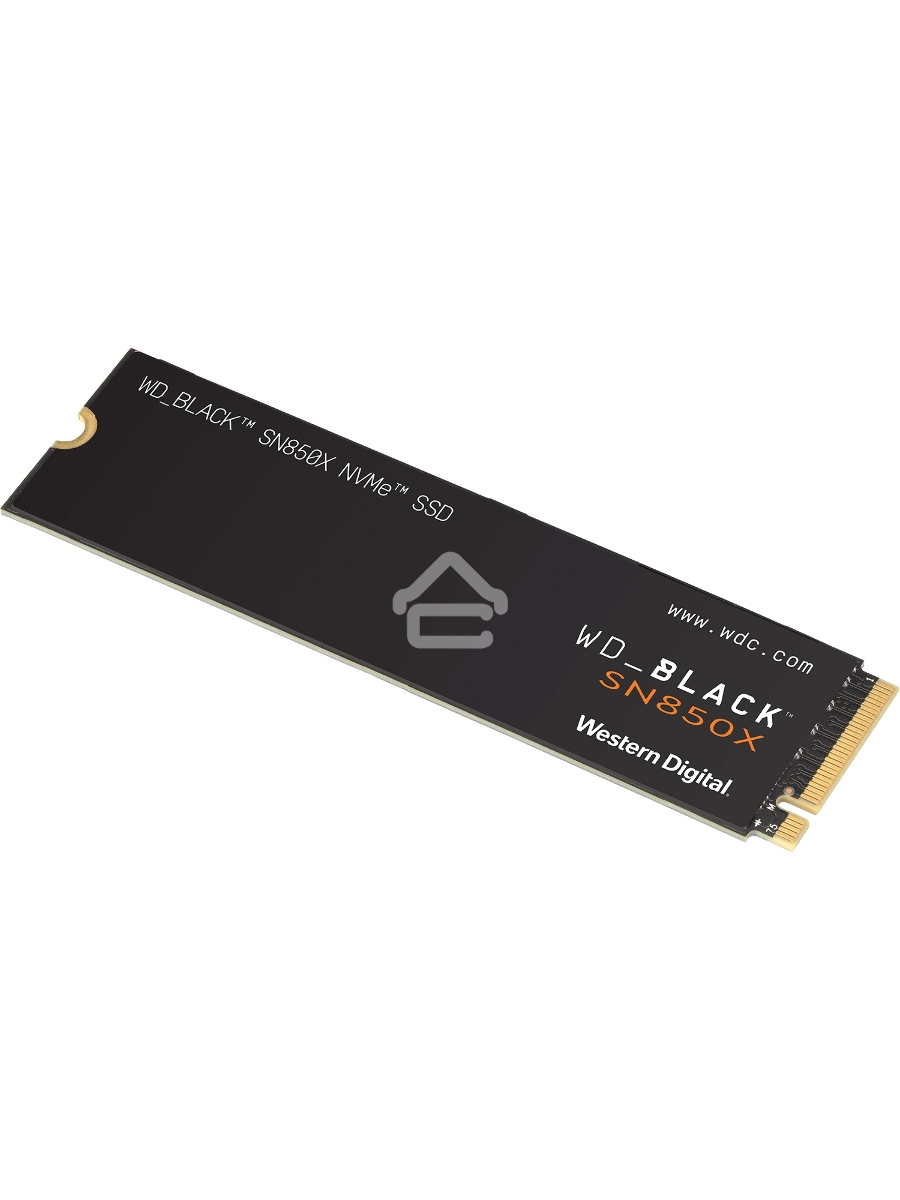 Накопитель SSD WD 1Tb Black SN850X, M.2(22x80mm), NVMe, PCIe 4.0 x4, 3D TLC, R/W 7300/6300MB/s, IOPs 800 000/1 100 000, TBW 600, DWPD 0.3 (12 мес.)