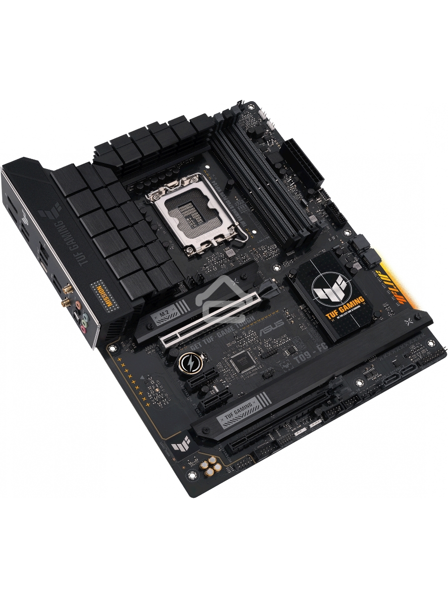 Материнская плата ASUS TUF GAMING B760-PLUS WIFI D4, LGA 1700, Intel B760, 4xDDR4, 4xSATA, 3xM.2, 1xPCI-E 5.0 x16, 1xPCI-E 3.0 x4, 1xUSB-A 3.2 Gen 2, 3xUSB-A 3.2 Gen 1, 1xUSB-C 3.2 Gen 2x2, 1x2.5Gb LAN, 5x3.5 мм, 7.1, Wi-Fi 6, Bluetooth 5.2, Standard-ATX