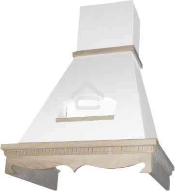 Вытяжка каминная Elikor Бельведер 60П-650-П3Д бежевый/дуб, 60 см, 650 куб. м/ч, 60 дБ