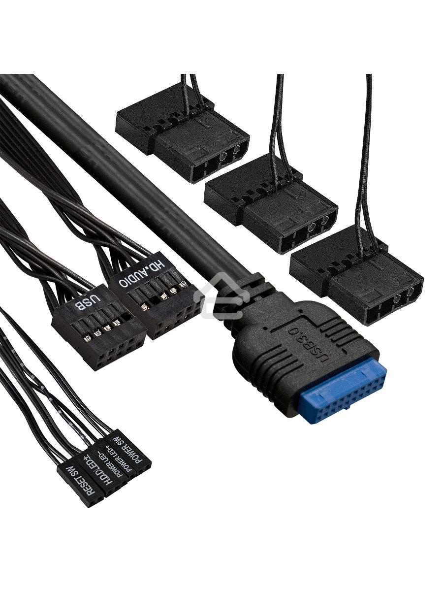 Компьютерный корпус Miditower ExeGate EVO-9205-NPX600 (ATX, БП 600NPX с вент. 12 см, с окном, 1*USB+1*USB3.0, аудио, 3 вент. 12см с RGB подсветкой)