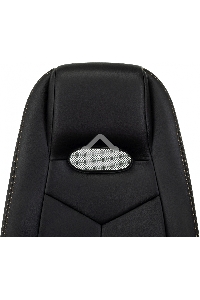 Кресло руководителя Бюрократ _Zen/Black черный, кожа, крестовина полированный алюминий