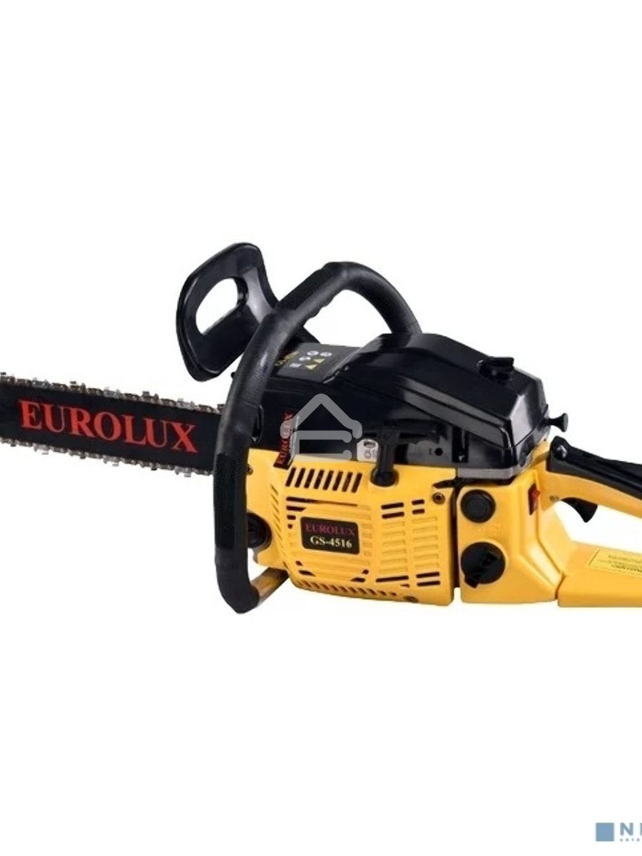 Бензопила EUROLUX GS-45161800Вт (2.45л.с.) 45см3 бак 0.55л шина 40см шаг цепи 1.5'' 72звена
