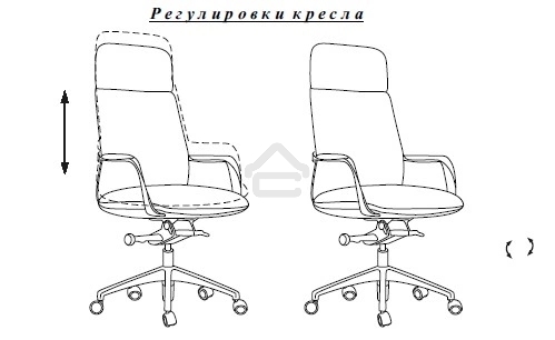 Кресло руководителя Бюрократ VEGA черный кожа крестов. алюминий