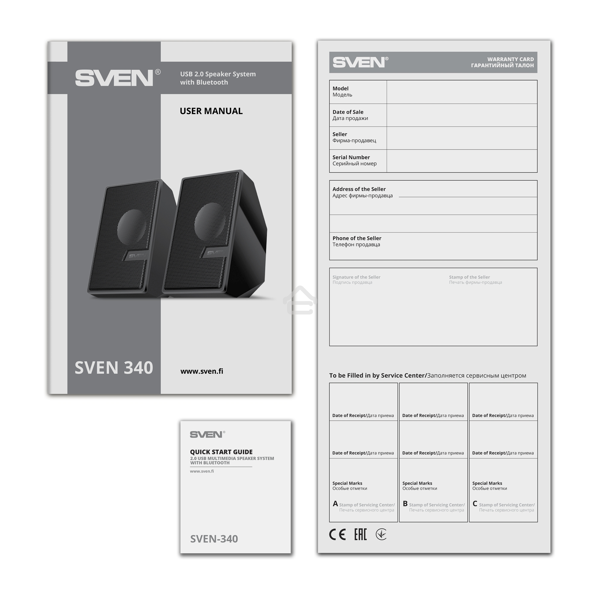 Колоки SVEN АС 340, черный (6 Вт, питание USB, Bluetooth)