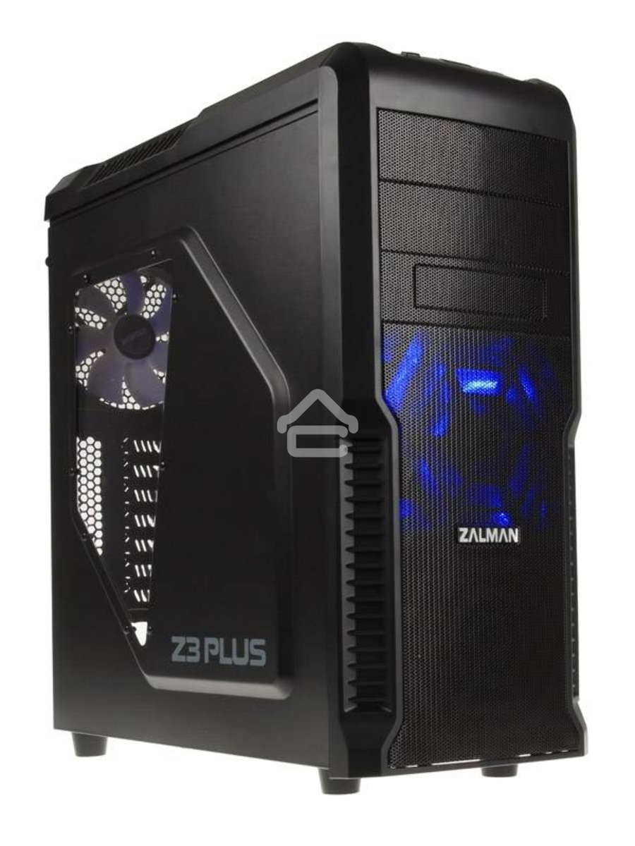 Компьютерный корпус Zalman Z3 Plus черный w/o PSU ATX 1x80mm 1x92mm 2x120mm 2xUSB2.0 1xUSB3.0 audio bott PSU