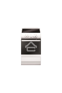 Плита электрическая Hansa FCCW54000 белый, конфорок 4 шт, духовка 68 л, 50 см x 85 см x 60 см