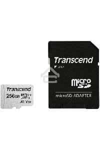 Флеш карта microSD 256GB Transcend microSDXC Class 10 UHS-I U3, V30, A1, (SD адаптер), TLC