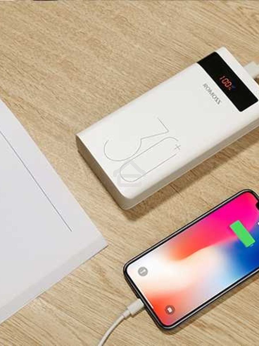 Мобильный аккумулятор Romoss PHP30 Pro (Sense 8P+) Li-Pol 30000mAh 3A+2.1A белый 2xUSB