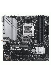 Материнская плата ASUS PRIME B650M-A WIFI II, AM5, AMD B650, 4xDDR5, 4xSATA, 2xM.2, 1xPCI-E 4.0 x16, 2xPCI-E 4.0 x1, 1xHDMI, 1xDP, 1xVGA, 1x 2.5Gb LAN, 2xUSB-A 3.2 Gen 2, 2xUSB-A 3.2 Gen 1, 4xUSB-A 2.0, 3x3.5 мм, 7.1, Micro-ATX