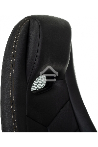Кресло руководителя Бюрократ _Zen/Black черный, кожа, крестовина полированный алюминий