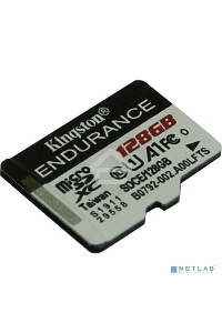 Флеш карта microSD 128GB Kingston microSDНC Class 10 A1 UHS-I Endurance 95R/45W  Card Only