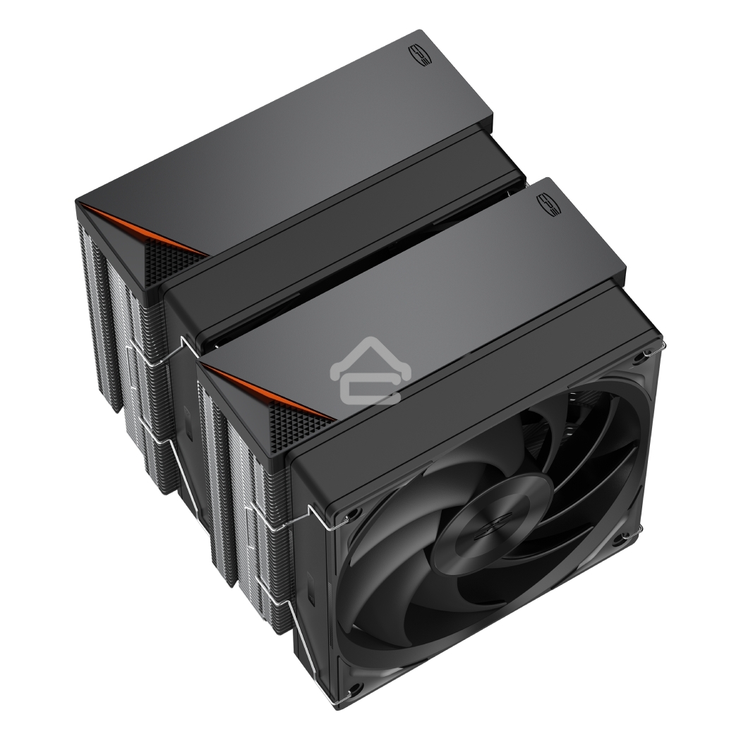 Кулер для процессора PCCooler RZ620 BK (260W, 4-pin PWM, 157.5mm, Al/Cu, 6x6mm, 1x120mm, 86.73CFM, 32dBA, 2200RPM, S: 1851/1700/1200/115X, AM5/AM4, black)