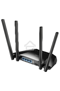 Роутер беспроводной Cudy LT400 N300 10/100BASE-TX/4G cat.4 черный