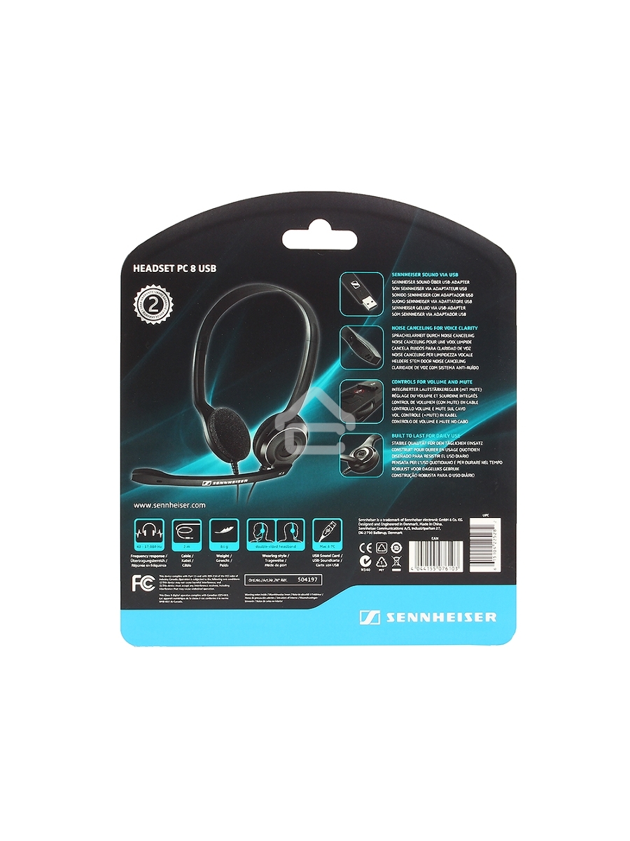 Гарнитура EPOS / Sennheiser Headset PC 8, Stereo, USB, [1000432/504197]