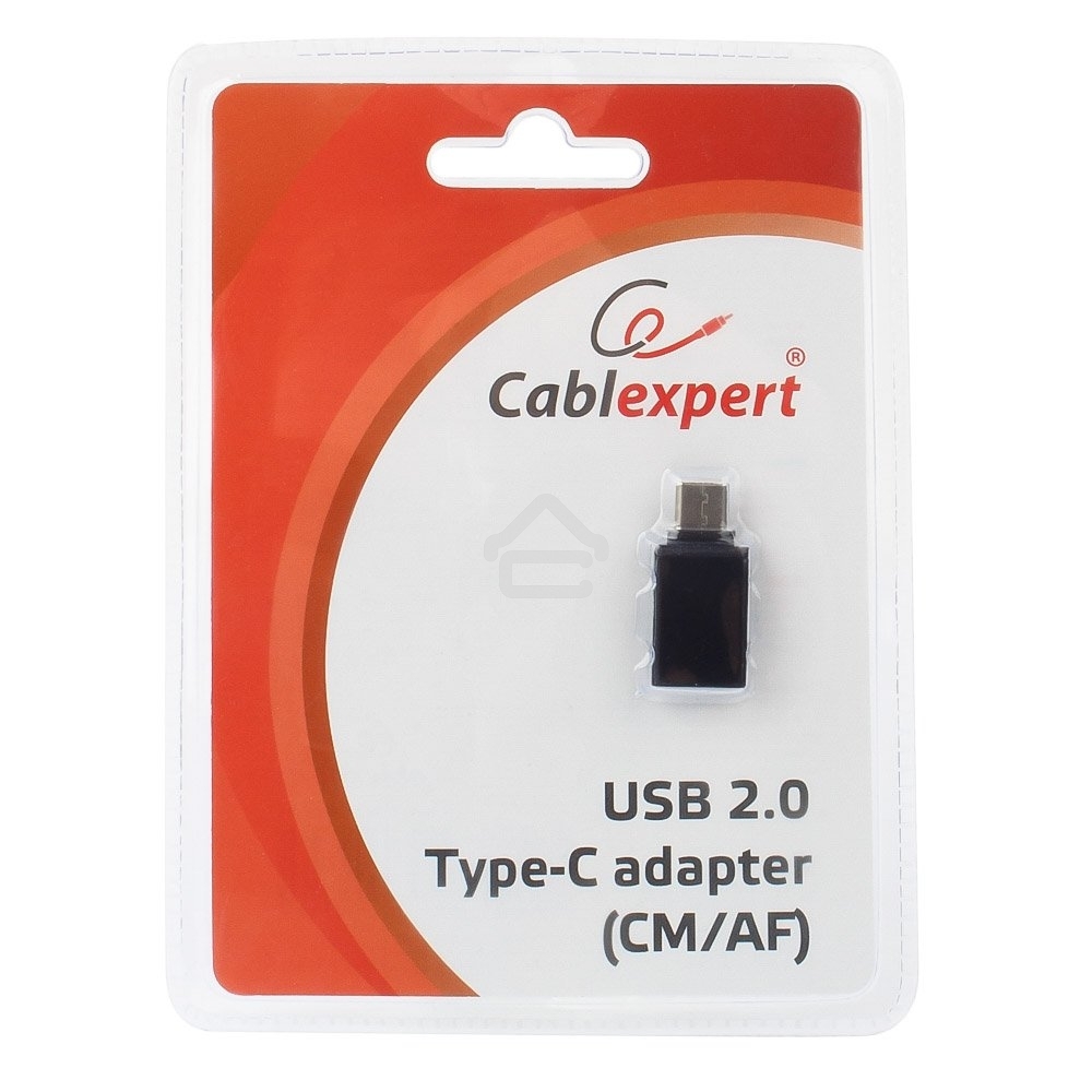 Переходник Cablexpert Переходник USB, USB Type-C/USB 2.0F, пакет (A-USB2-CMAF-01)