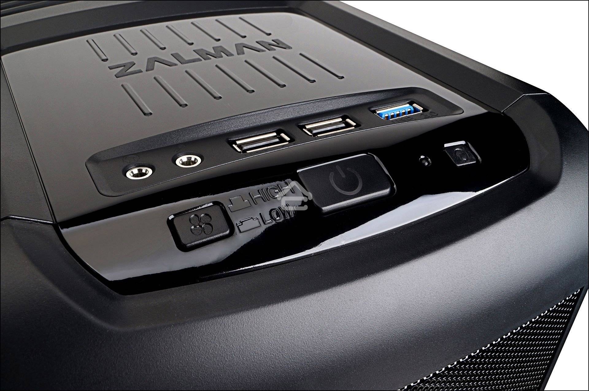 Компьютерный корпус Zalman Z3 Plus черный w/o PSU ATX 1x80mm 1x92mm 2x120mm 2xUSB2.0 1xUSB3.0 audio bott PSU
